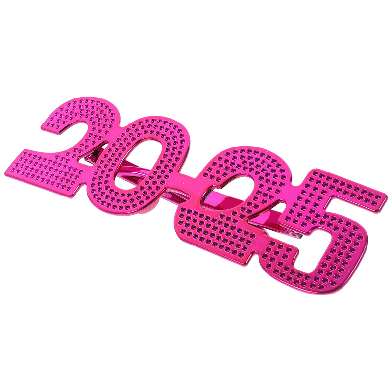 Újévi díszek 2025 Party kellékek szemüvegek dekorok kellékek napszemüvegek