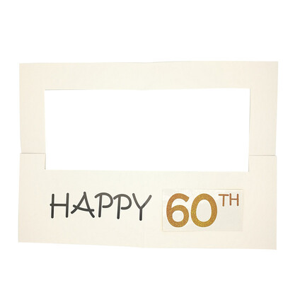1Pcs 30 40 50 60 Year Photo Booth Props Πλαίσιο για ενήλικες 30ο πάρτι γενεθλίων Γυναικείες Ανδρικές Επετειακές Photobooth Props Wedding Supplies