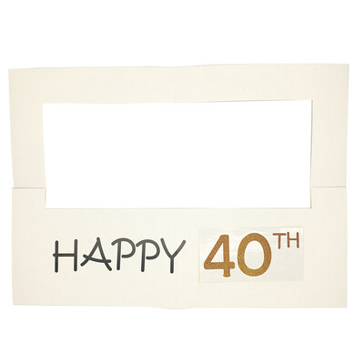 1Pcs 30 40 50 60 Year Photo Booth Props Πλαίσιο για ενήλικες 30ο πάρτι γενεθλίων Γυναικείες Ανδρικές Επετειακές Photobooth Props Wedding Supplies