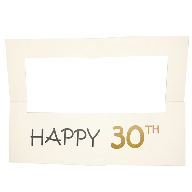 1Pcs 30 40 50 60 Year Photo Booth Props Πλαίσιο για ενήλικες 30ο πάρτι γενεθλίων Γυναικείες Ανδρικές Επετειακές Photobooth Props Wedding Supplies