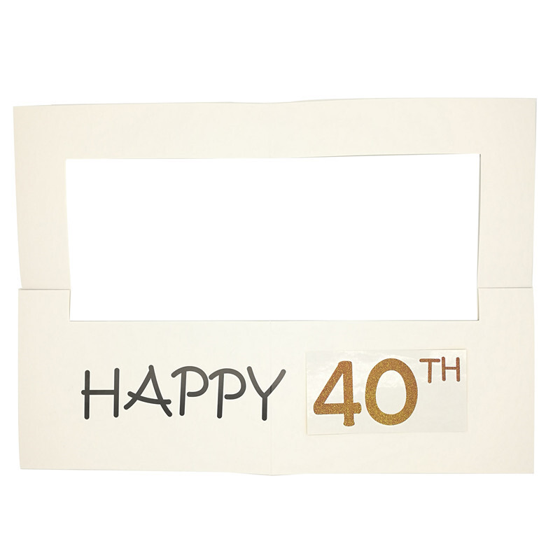 1Pcs 30 40 50 60 Year Photo Booth Props Πλαίσιο για ενήλικες 30ο πάρτι γενεθλίων Γυναικείες Ανδρικές Επετειακές Photobooth Props Wedding Supplies