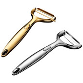 Zöldséghámozó Sárgarépa burgonyahámozó rozsdamentes acél hámozó ergonomikus csúszásmentes fogantyúval és éles pengéjű konyhai eszközökkel