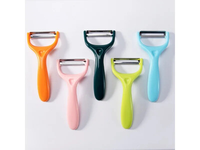 Rozsdamentes acél kerámia hámozó 5 színű zöldség-gyümölcs hámozó konyhai burgonya sárgarépa uborka hámozó konyhai kütyü