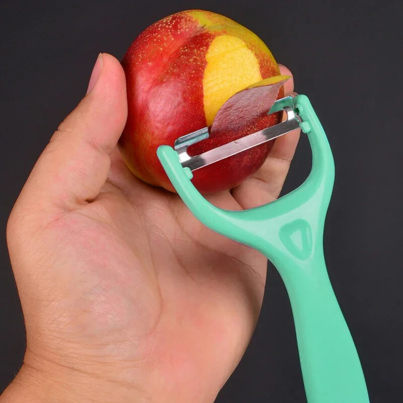 Rozsdamentes acél kerámia hámozó 5 színű zöldség-gyümölcs hámozó konyhai burgonya sárgarépa uborka hámozó konyhai kütyü