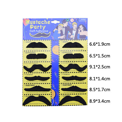 Halloween Party Kreatív Vicces jelmez Kalózparti Bajusz Cosplay Hamis bajuszszakáll gyerekeknek Felnőtt dekoráció fotó kellékek