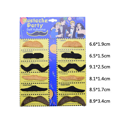 Halloween Party Kreatív Vicces jelmez Kalózparti Bajusz Cosplay Hamis bajuszszakáll gyerekeknek Felnőtt dekoráció fotó kellékek