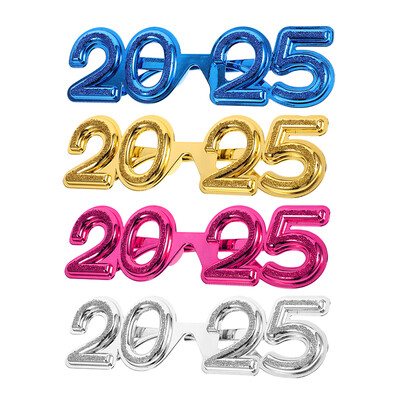 4 db kellékek 2025 szemüvegek száma szemüvegek újévi parti fotó vicces szemüveg napszemüveg