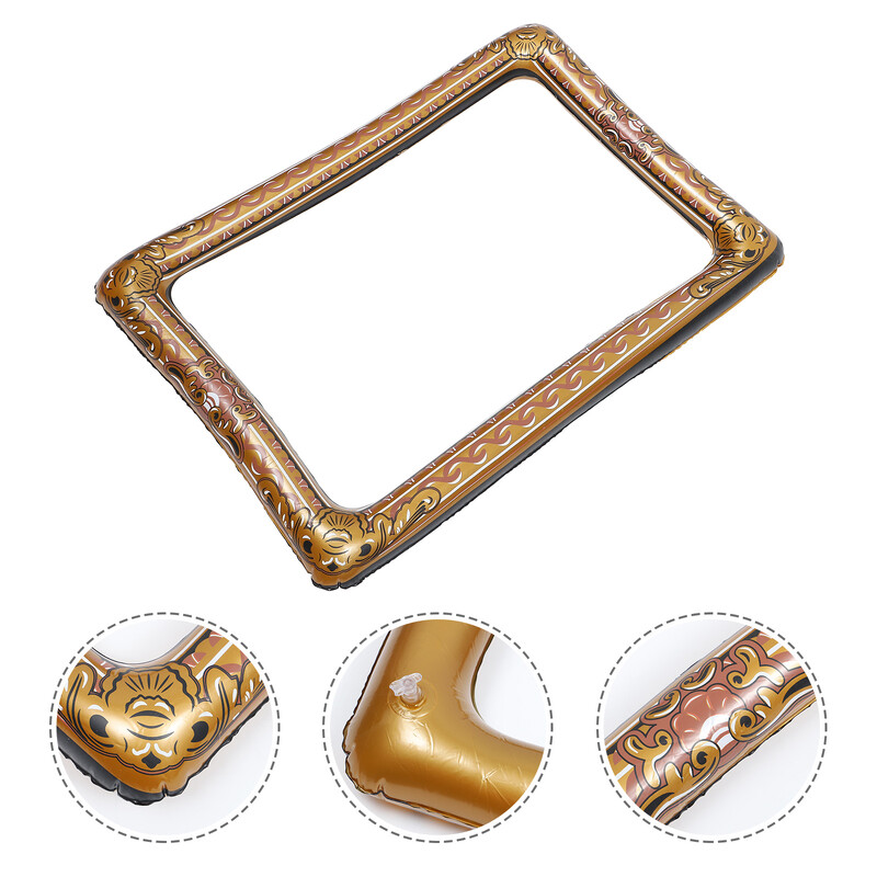 PVC felfújható képkeret Party Party szelfi fotókeret Gyönyörű fotóautomata szelfikeret Elegáns fotófülke-támasz