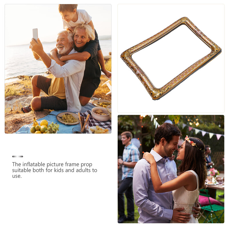 PVC felfújható képkeret Party Party szelfi fotókeret Gyönyörű fotóautomata szelfikeret Elegáns fotófülke-támasz