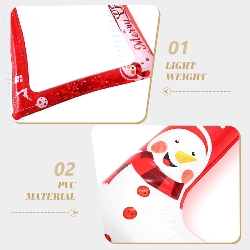 Karácsonyi képkeretek Képkellékek Felfújható szelfi PVC party dekorációs kellékek ajándék