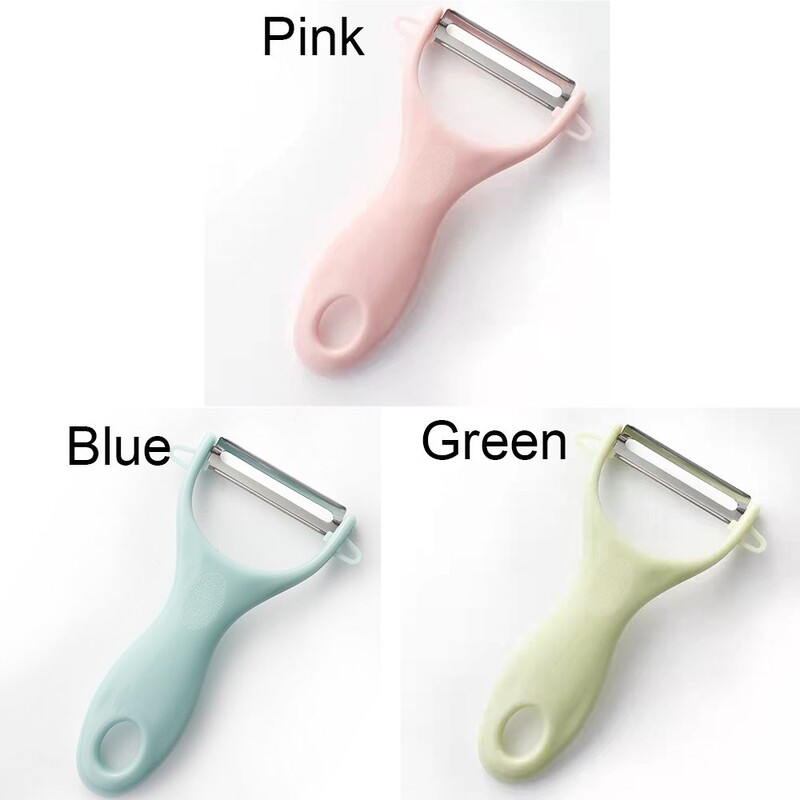 Daudzfunkcionāli virtuves piederumi Keramikas nerūsējošā tērauda kartupeļu mizotājs ēvele gurķu griezējs