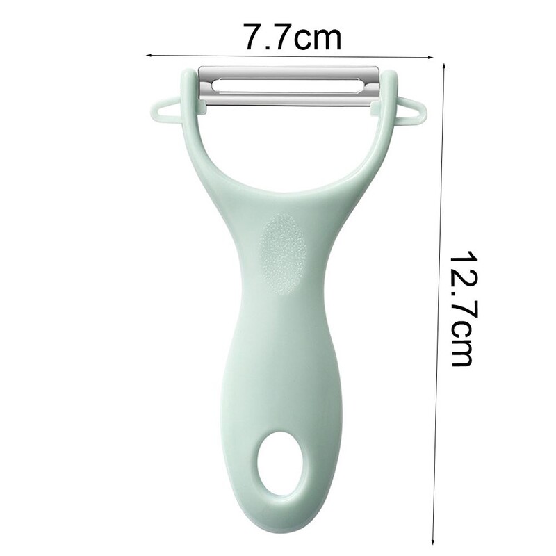 Daudzfunkcionāli virtuves piederumi Keramikas nerūsējošā tērauda kartupeļu mizotājs ēvele gurķu griezējs