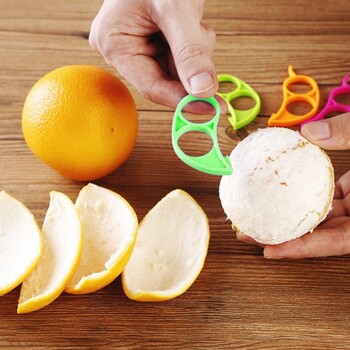 Creative Orange Peeler Lemon Slicer Fruit Stripper Πλαστικό Easy Slicer Μαχαίρι εσπεριδοειδών για κουζίνα Χρήσιμα εργαλεία Αξεσουάρ κουζίνας