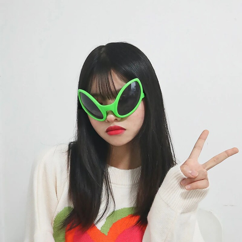 1PC - Διακόσμηση πάρτι Alien Funny Glasses Party Funny Photo Prop