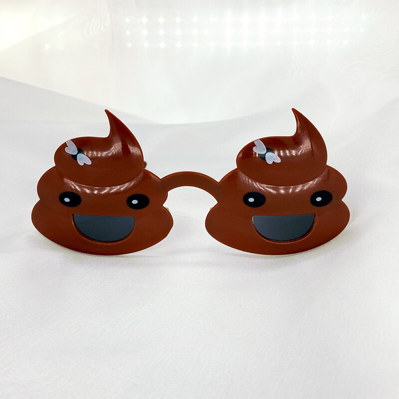 2 db Vicces szemüveg kaki szemüveg fotó kellék bulihoz napszemüveg műanyag kedvencek