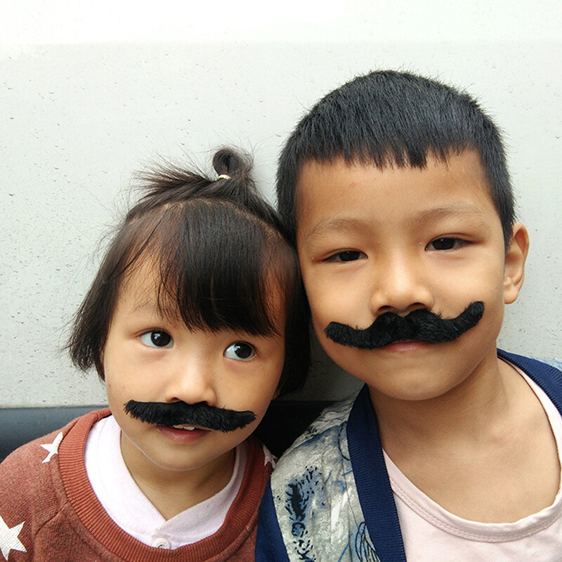 48vnt Juokingi kostiumai su ūsais piratas Helovinas netikros barzdos ūsų vakarėlio reikmenys