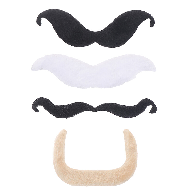 48vnt Juokingi kostiumai su ūsais piratas Helovinas netikros barzdos ūsų vakarėlio reikmenys