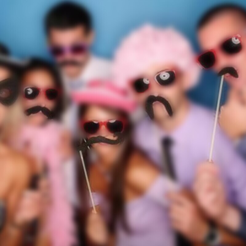 Fotografii portabile pentru petrecere de nuntă creative Decorații de fotografiere în echipă pentru mire și mire