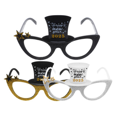 3 τμχ Ψηφιακά Γυαλιά Μοντελοποίησης Πλαστικά 2025 Happy New Year Γυαλιά οράσεως Σκελετοί γυαλιά ηλίου