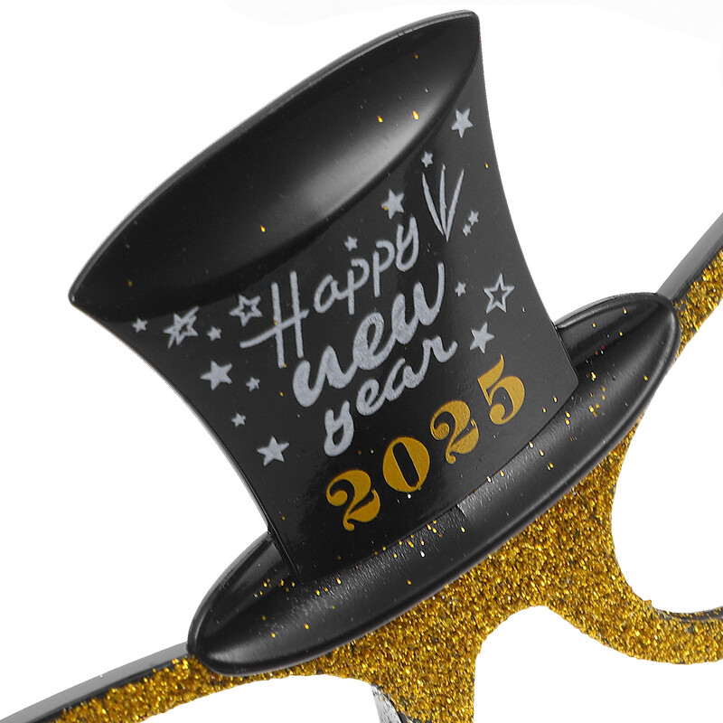 3 τμχ Ψηφιακά Γυαλιά Μοντελοποίησης Πλαστικά 2025 Happy New Year Γυαλιά οράσεως Σκελετοί γυαλιά ηλίου