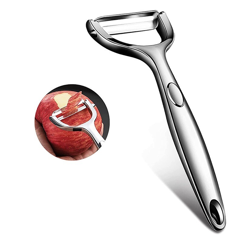 Zöldséghámozó rozsdamentes acél hámozók Zöldségvágó Burgonyavágó csúszásmentes szeletelő Főzőkütyük Otthoni Konyha Kiegészítők