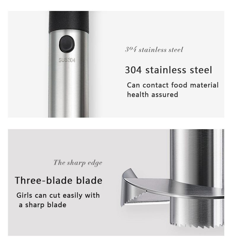 1 DB rozsdamentes acél Könnyen használható ananászhámozó tartozékok Ananászszeletelők Gyümölcskés Vágó Magszeletelő Konyhai eszközök