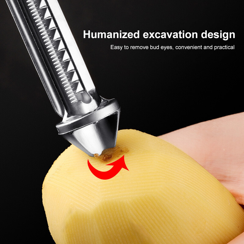 Konco zöldség-gyümölcs hámozó, konyhai kiegészítők, ötvözött éles hámozó burgonya sárgarépa reszelő hámozó konyhai eszköz