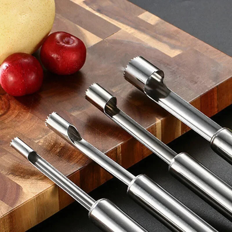 Kriaušių sėklų šalinimo pjaustytuvas Virtuvės prietaisai nerūdijantis plienas Namų daržovių įrankis Obuoliai Raudonos datulės Susukti vaisiaus šerdį Pašalinti kauliuką