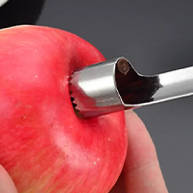 Kriaušių sėklų šalinimo pjaustytuvas Virtuvės prietaisai nerūdijantis plienas Namų daržovių įrankis Obuoliai Raudonos datulės Susukti vaisiaus šerdį Pašalinti kauliuką