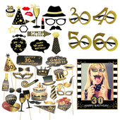 18 21 30 40 50 60. születésnapi fényképes kellékek Felnőtt Születésnapi Party Fotófülke kellékek Születésnapi dekorációs kellékek