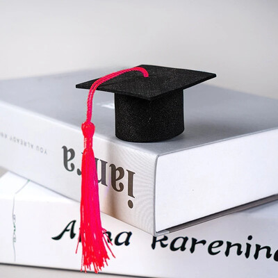 10gab Izlaiduma cepure, filcs, mini doktora cepure, pušķu filcs, doktora cepure, lelle, vīna pudele, pušķu dekorēšana