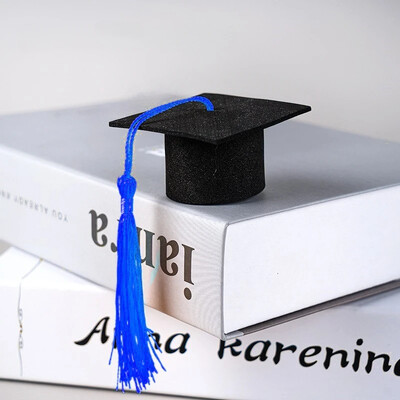 10gab Izlaiduma cepure, filcs, mini doktora cepure, pušķu filcs, doktora cepure, lelle, vīna pudele, pušķu dekorēšana