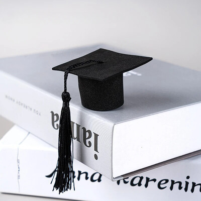 10gab Izlaiduma cepure, filcs, mini doktora cepure, pušķu filcs, doktora cepure, lelle, vīna pudele, pušķu dekorēšana