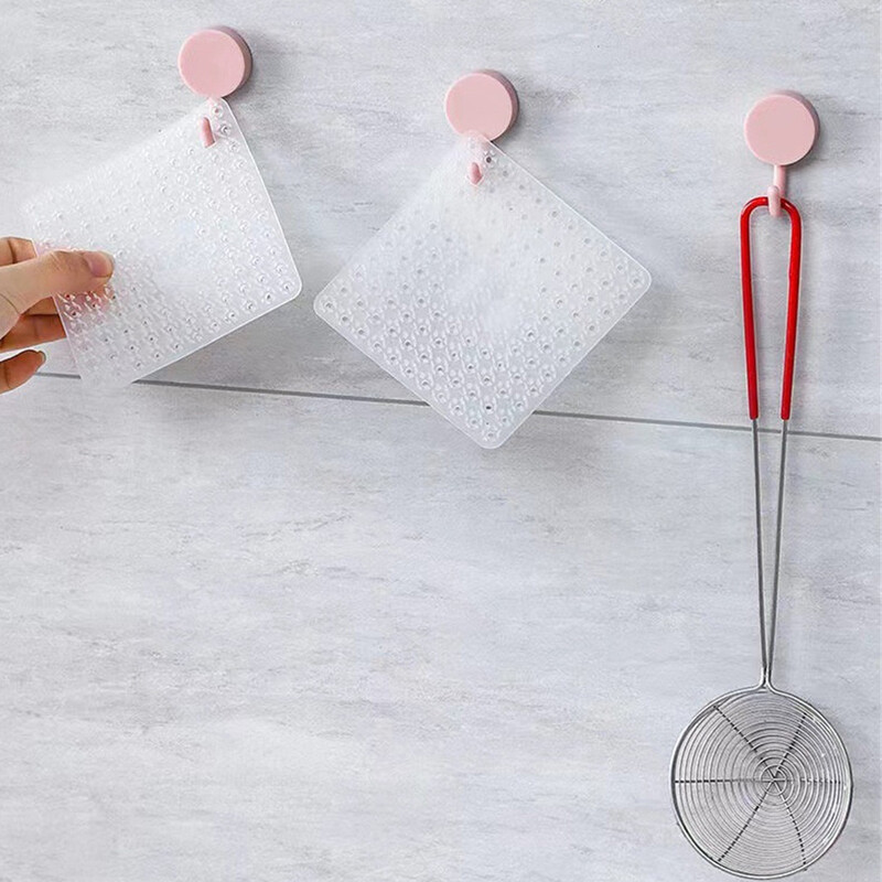 1 ~ 10 TK Köögi puhastustööriistad Silikoonist nõudepesuri lõhehari Puu- ja juurviljapuhastushari Kodupuhastus