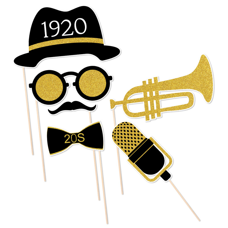 Bulifotó kellékek standdíszek, 1920-as évek 20-as évek üvöltő dekoráció Halloween nagyszerű vicces nyugat Vad karácsonyi esküvő