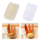 Puuvilja-köögiviljade puhastushari Toidukvaliteediga silikoonist kartuliporgandi puhastuspintslid Kööginõudepesuri puhastustööriistad Vidinad