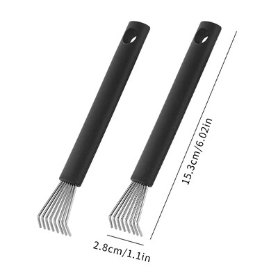 Nešiojamas arbūzų sėjos pašalinimo įrankis nerūdijančio plieno rankinis arbūzų sėjimo vaisių sėjos įrankis su silikonine rankena