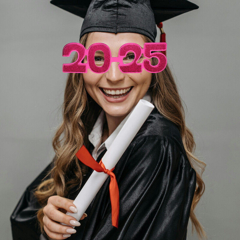 2025 m. Akiniai Akiniai nuo saulės Akiniai Rekvizitai Vakarėlio dekorai Naujųjų Metų numeris Juokingi modeliavimo drabužiai Dekoracija