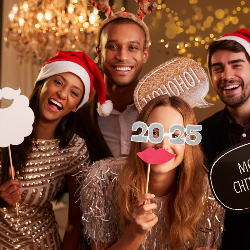 2025 m. Akiniai Akiniai nuo saulės Akiniai Rekvizitai Vakarėlio dekorai Naujųjų Metų numeris Juokingi modeliavimo drabužiai Dekoracija