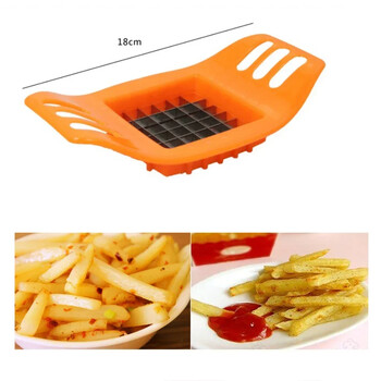 2024 Νέα Gadgets Cooking Potato Cutter Chip πατάτας από ανοξείδωτο ατσάλι Τσιπς λαχανικών τηγανιτόκουπερ τσιπς εργαλείων παρασκευής κουζίνας