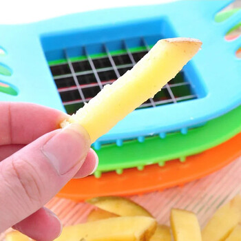 2024 Νέα Gadgets Cooking Potato Cutter Chip πατάτας από ανοξείδωτο ατσάλι Τσιπς λαχανικών τηγανιτόκουπερ τσιπς εργαλείων παρασκευής κουζίνας