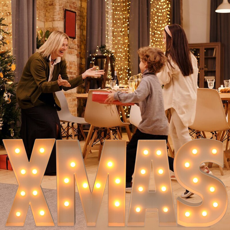 91,5 cm-es LED-es fényű betűkeret doboz babazuhany fiú lány ONE LOVE GRAD karácsonyi név léggömb töltődoboz születésnapi esküvői parti dekoráció