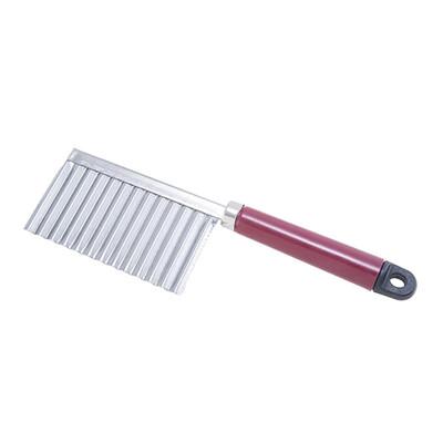 Prancūziškas bulvių pjaustytuvas Virtuvės priedai Nerūdijančio plieno banguotas peilis dantytas ašmenimis smulkintuvas Morkų pjaustyklė Daržovių įrankiai