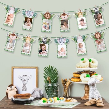 Jungle Animals Honeycomb Desktop Desktop Jungle Birthday Party Decor Kids Baby Shower 1st Birthday Wild One Safari Party Supplies