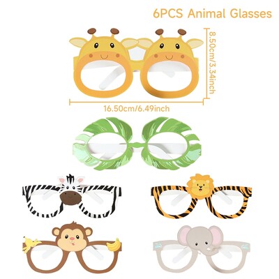 Jungle Animals méhsejt asztali dekoráció dzsungel születésnapi parti dekoráció gyerekeknek babaváró 1. születésnapi vadon élő szafari parti kellékek