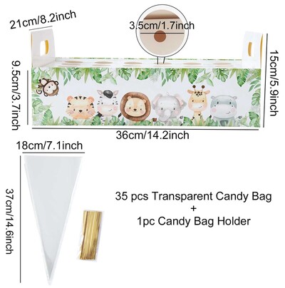 Jungle Animals méhsejt asztali dekoráció dzsungel születésnapi parti dekoráció gyerekeknek babaváró 1. születésnapi vadon élő szafari parti kellékek