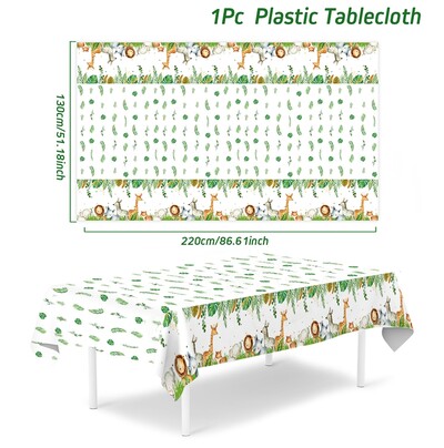 Jungle Animals méhsejt asztali dekoráció dzsungel születésnapi parti dekoráció gyerekeknek babaváró 1. születésnapi vadon élő szafari parti kellékek