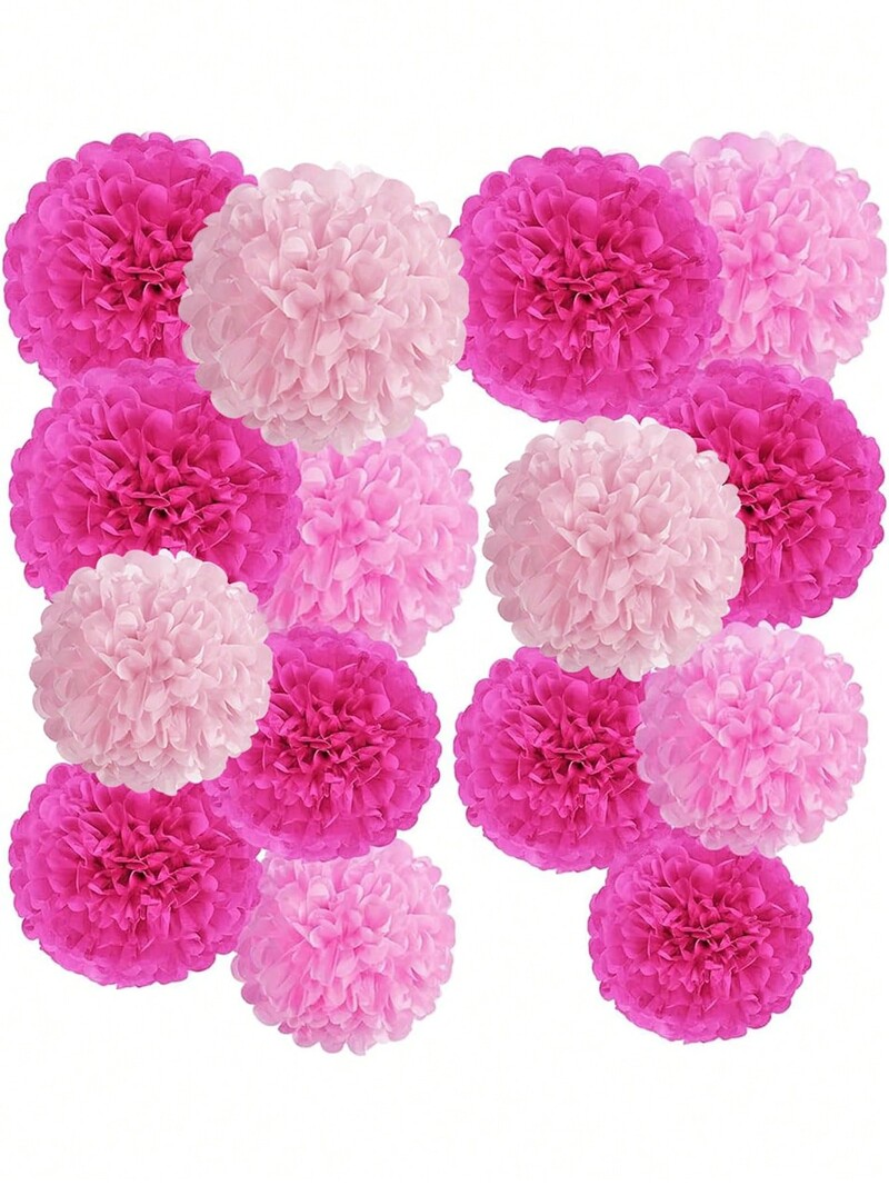 15 buc prosoape de hârtie boeme pompoane Șampanie decorațiuni neutre pentru petreceri flori de hârtie nunta mireasa duș pentru petrecere