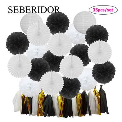 Μπομπονιέρα Καλοκαιρινής Γάμου Πράσινο Λευκό Σετ Κρεμαστό Χαρτί Φαναράκι Βεντιλατέρ Φούντα Κοριτσάκι Αγόρι Βάπτιση Διακόσμηση γενεθλίων Πομπον