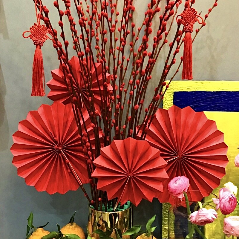 5db 15-30 cm-es színes selyempapír, kivágott papírlegyezők, akasztós virágos papír kézművesség esküvői bulihoz születésnapi dekorációs kellékek